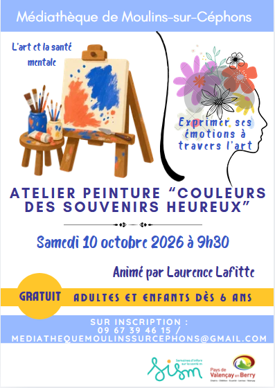 Atelier peinture – Couleurs des souvenirs heureux