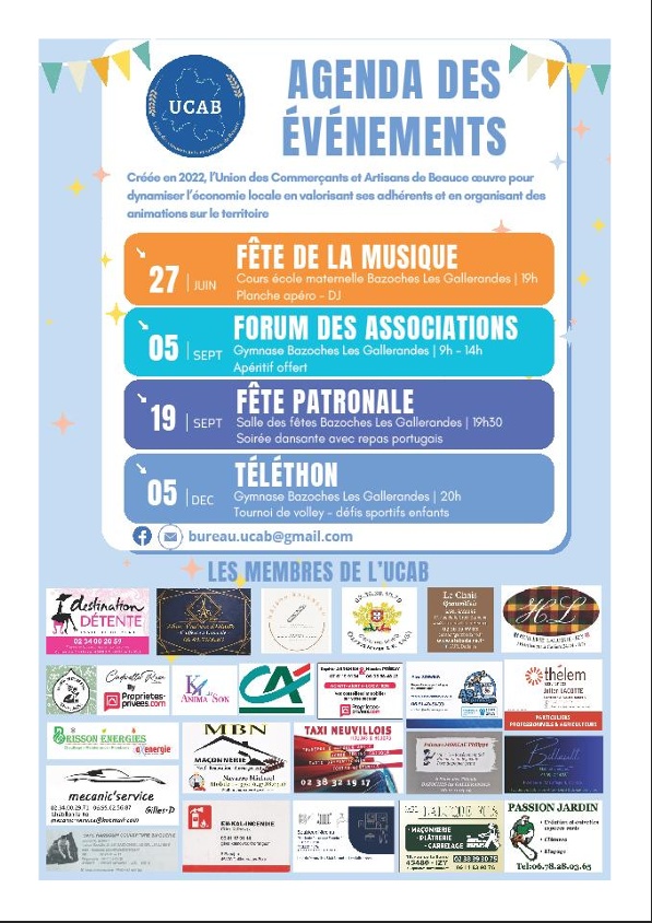 UCAB - Agenda des évènements