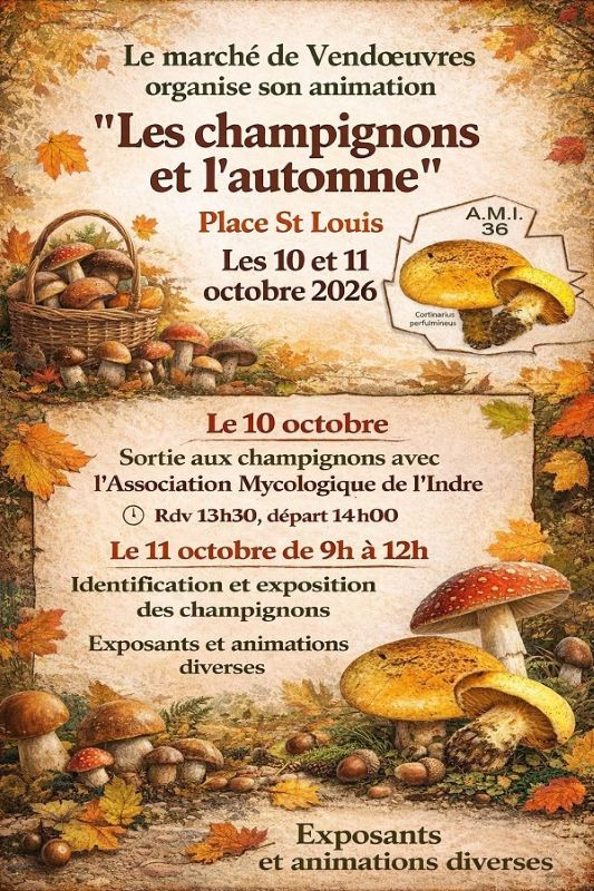 Les champignons et l'automne