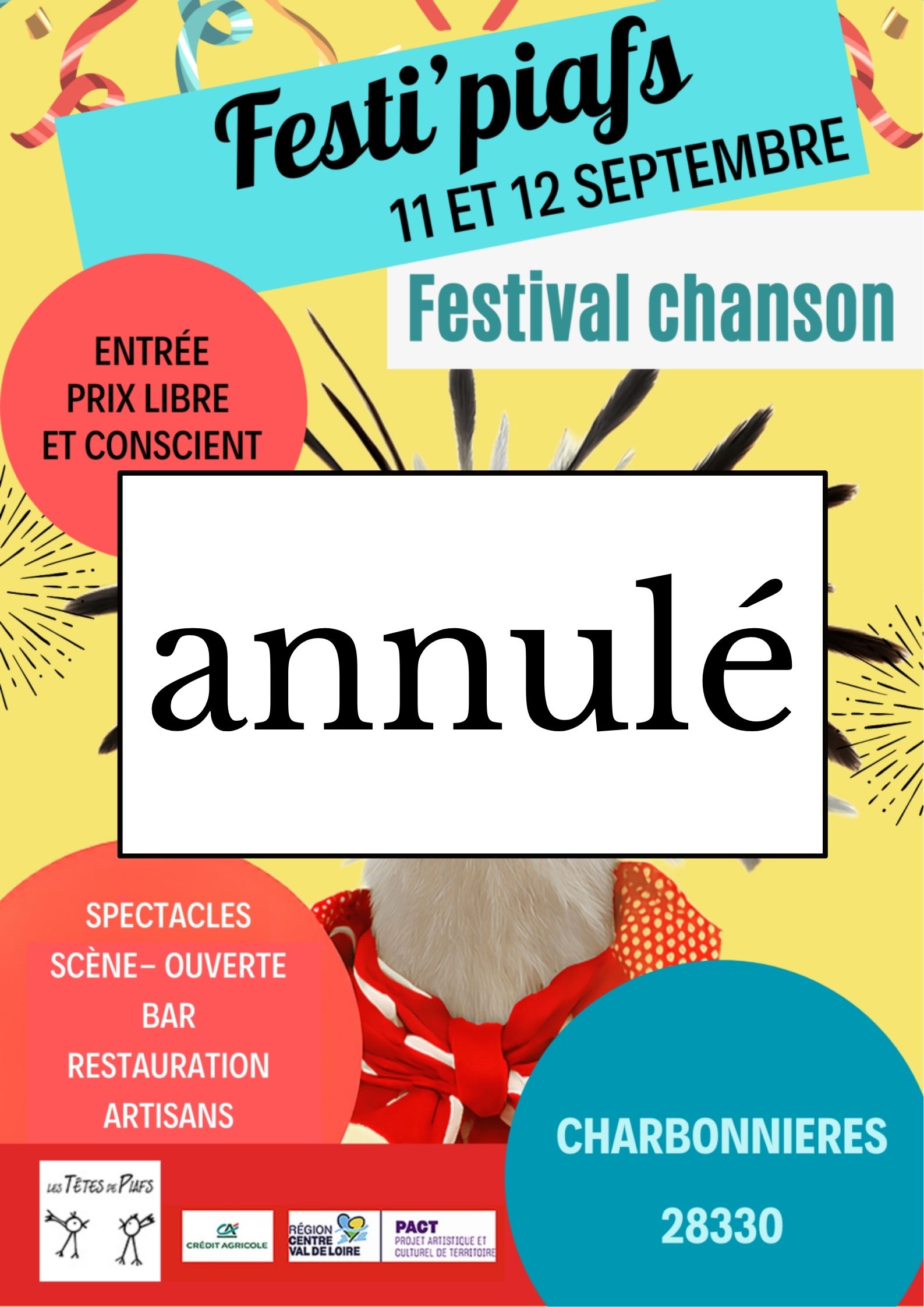 Annulé - Festi'Piafs 2026 — visuel événement