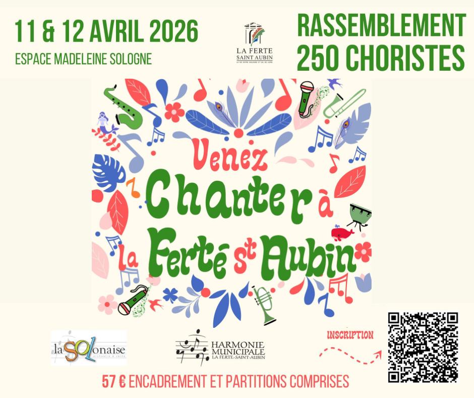 Venez chanter à La Ferté-Saint-Aubin