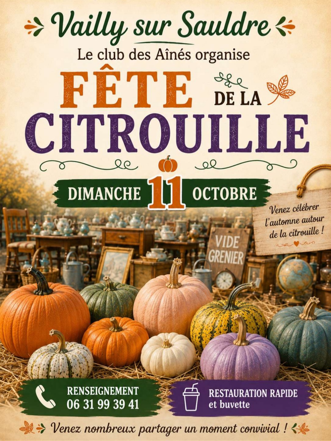 Fête à la citrouille et vide-grenier
