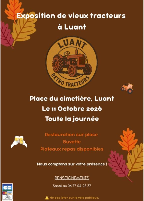 Exposition de vieux tracteurs