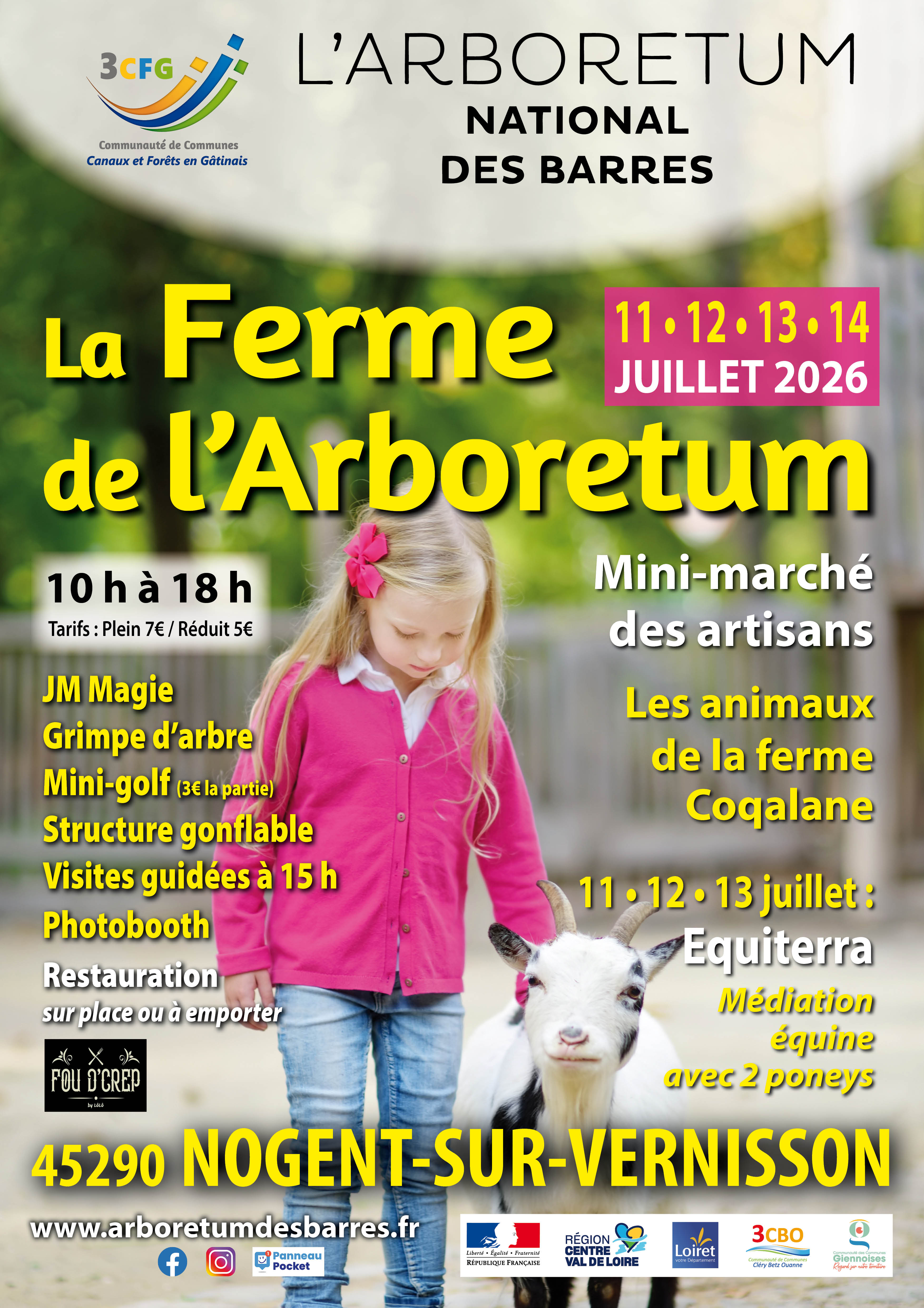 La Ferme de l'Arboretum - Arboretum des Barres
