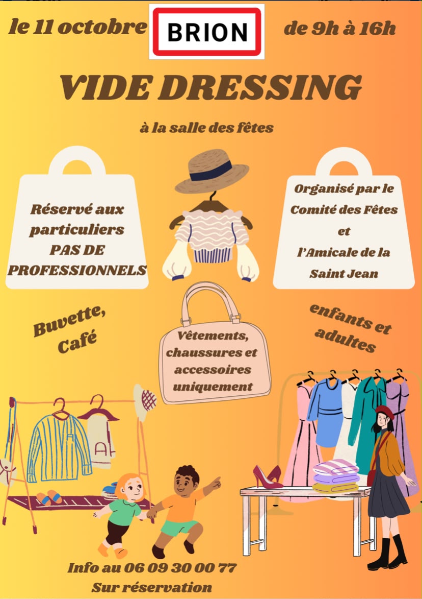 Vide-dressing à Brion