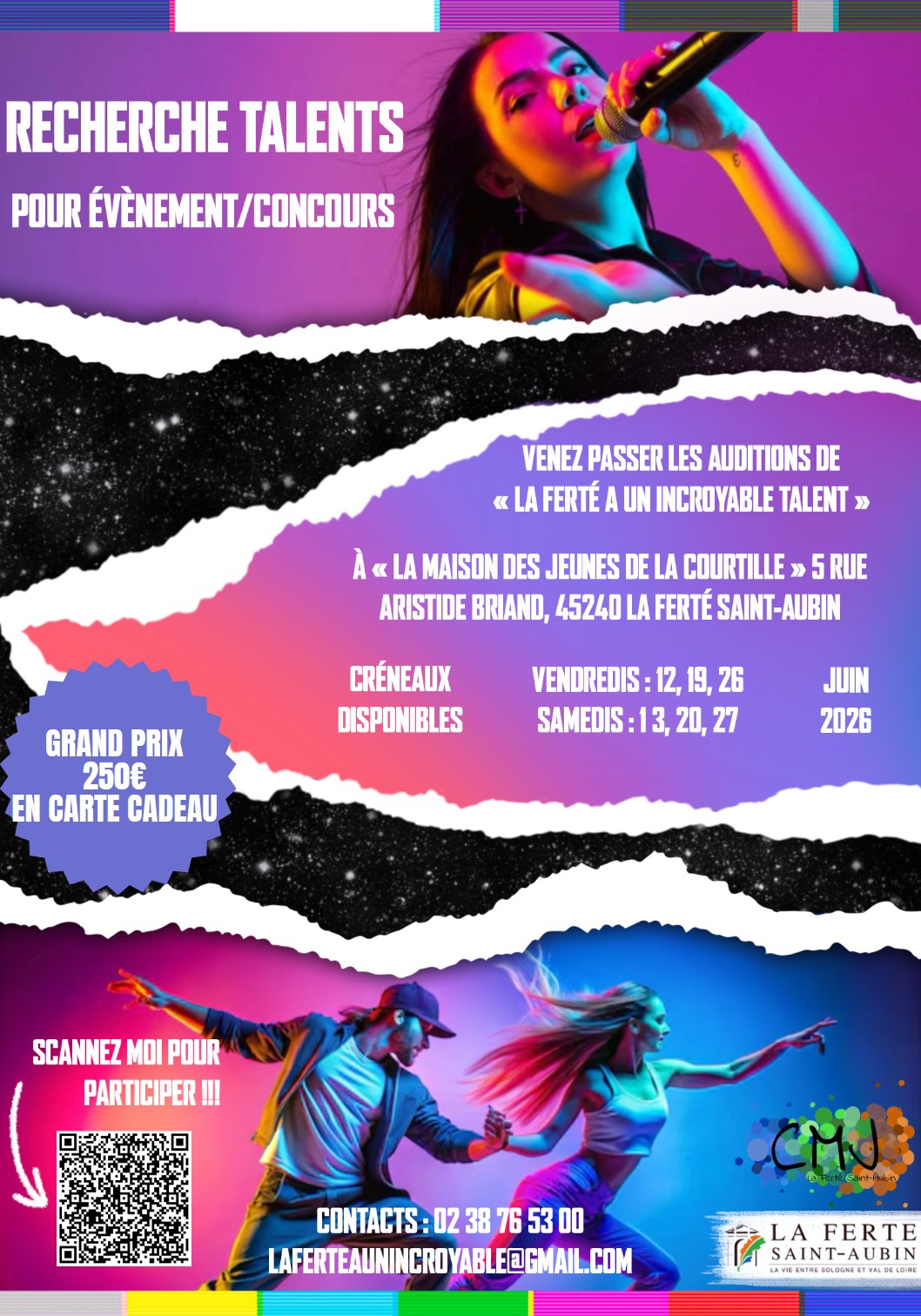 La Ferté a un Incroyable Talent — visuel événement