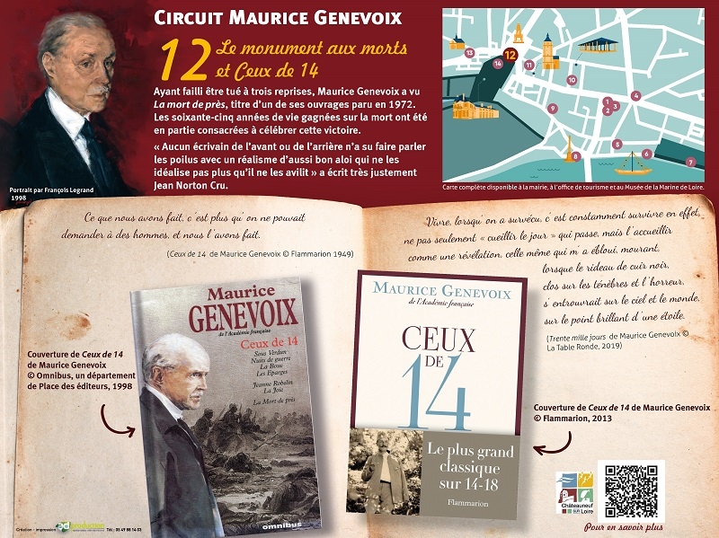 Circuit culturel : Sur les pas de Maurice Genevoix, Châteauneuf-sur-Loire