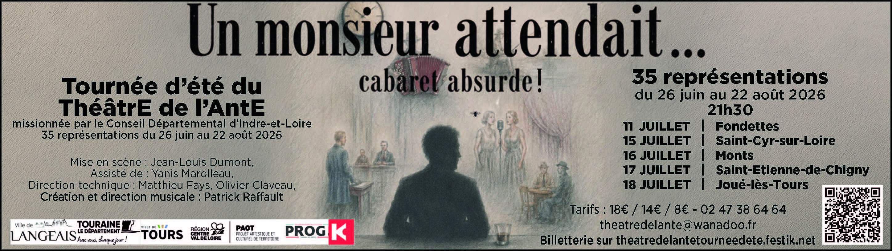 Tournée d'été du Théâtre de l'Ante : "Un Monsieur attendait..."