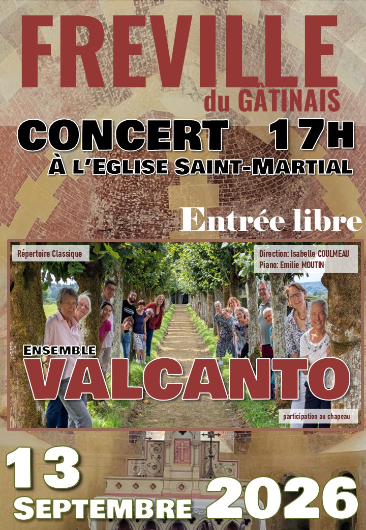 Concert de l'Ensemble Valcanto