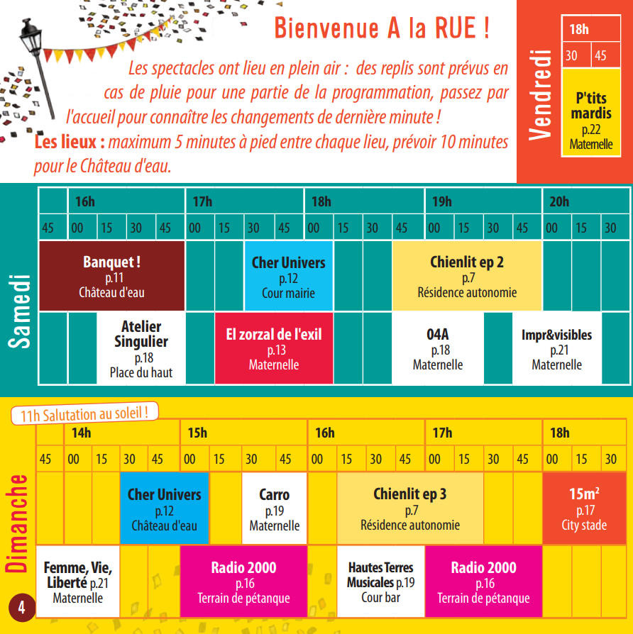 13e Festival à La Rue