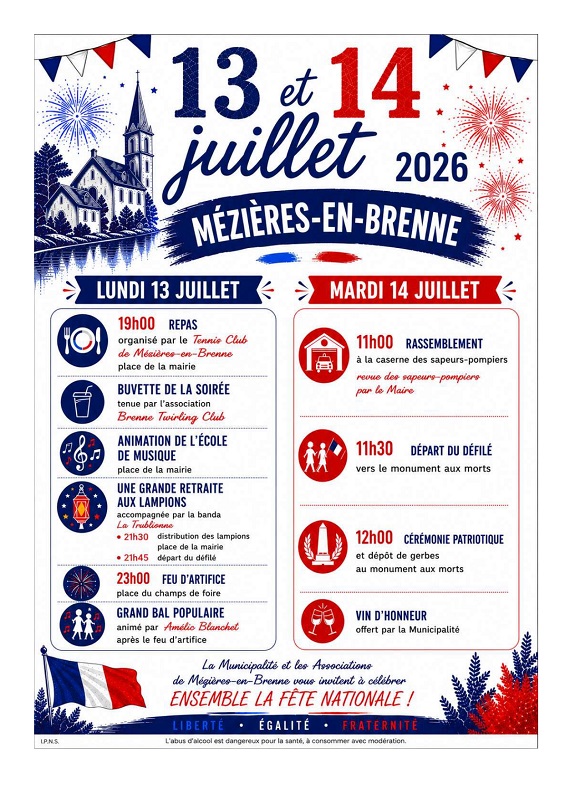 Fête nationale à Mézières