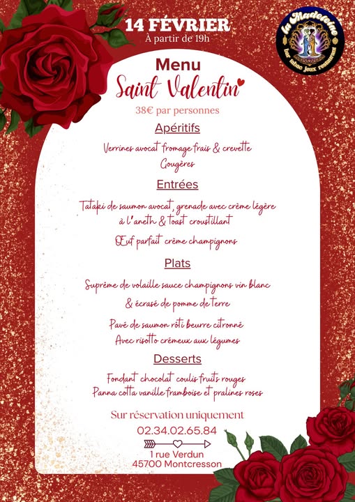 Repas de la St Valentin