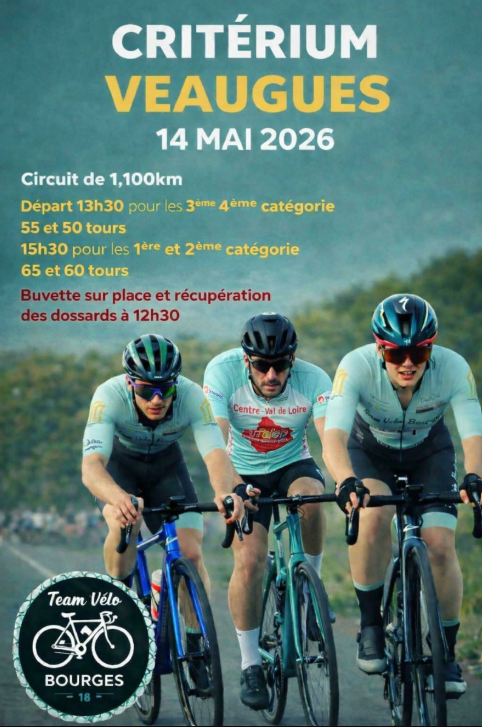 [Course cycliste] Critérium de Veaugues — visuel événement