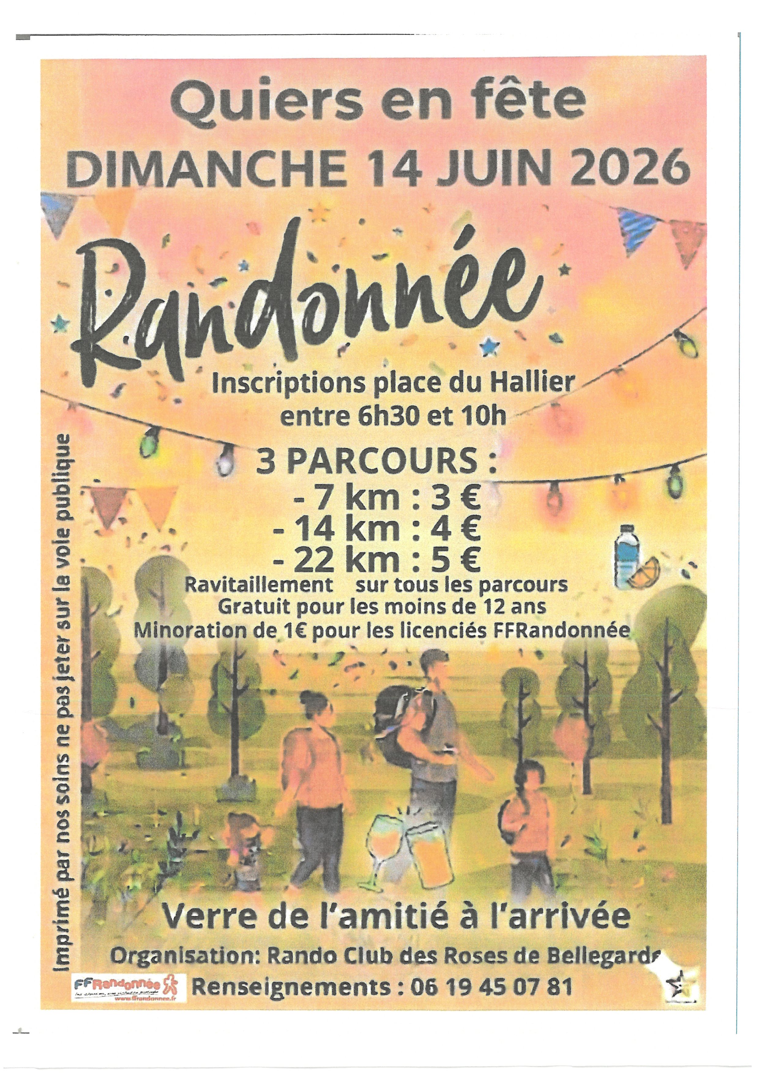 Randonnée — visuel événement