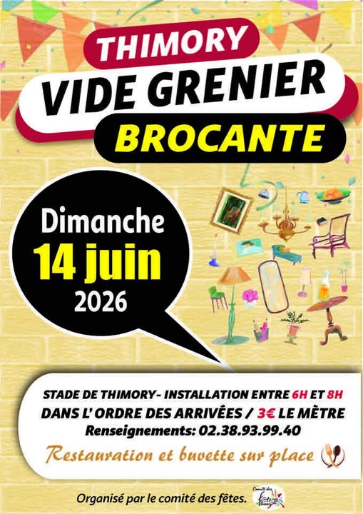 Vide-greniers - Brocante — visuel événement
