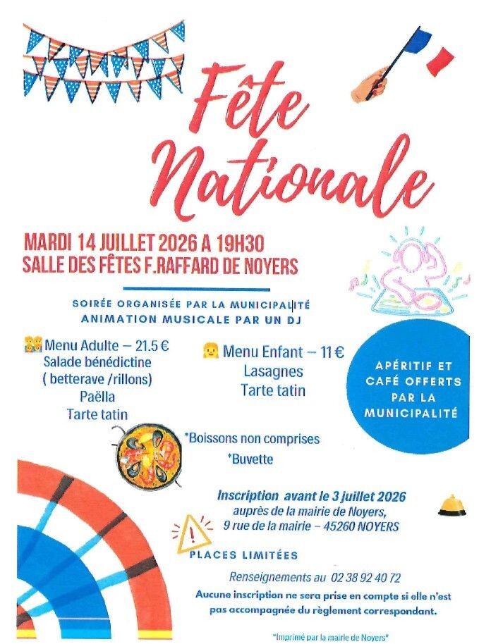 Repas du 14 juillet
