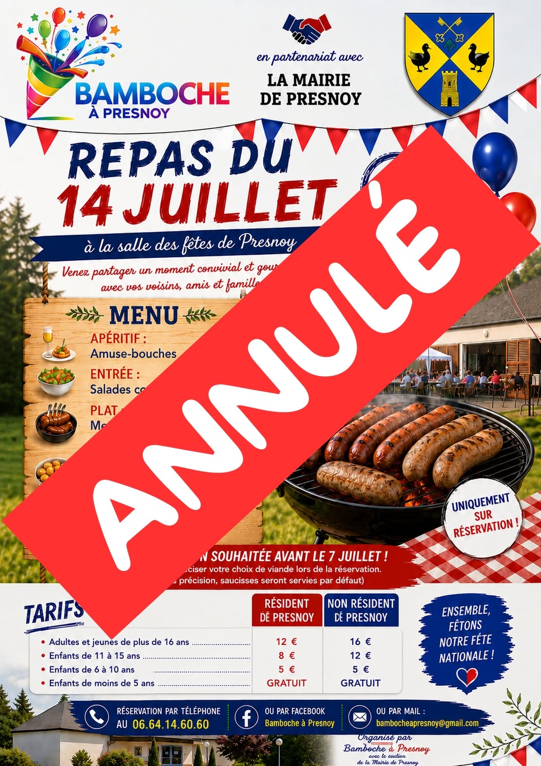 Repas du 14 juillet