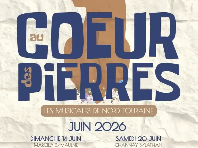 Au cœur des pierres - les Musicales de Nord Touraine — visuel événement