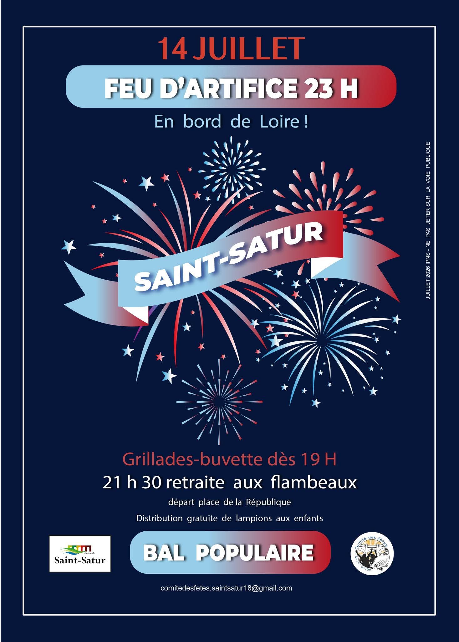 [FÊTE NATIONALE] Feu d'artifice et Bal Populaire
