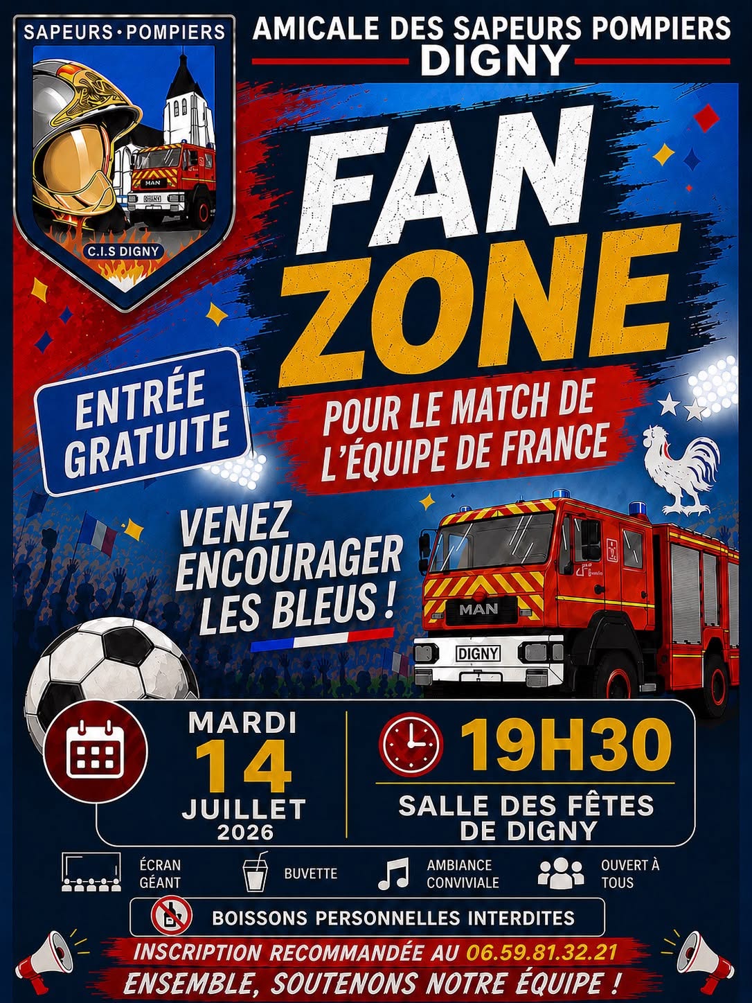 Fan Zone - Demi-finale Coupe du monde de Football