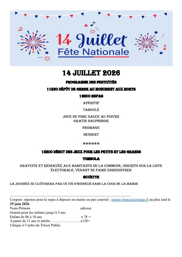 Fête Nationale de Fruncé