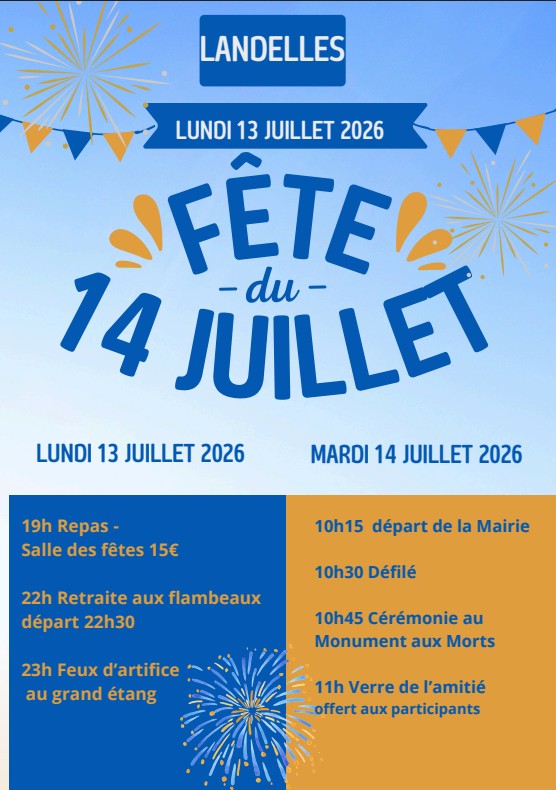 Fête du 14 juillet à Landelles