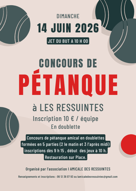 Concours de Pétanque
