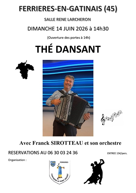 Thé dansant — visuel événement