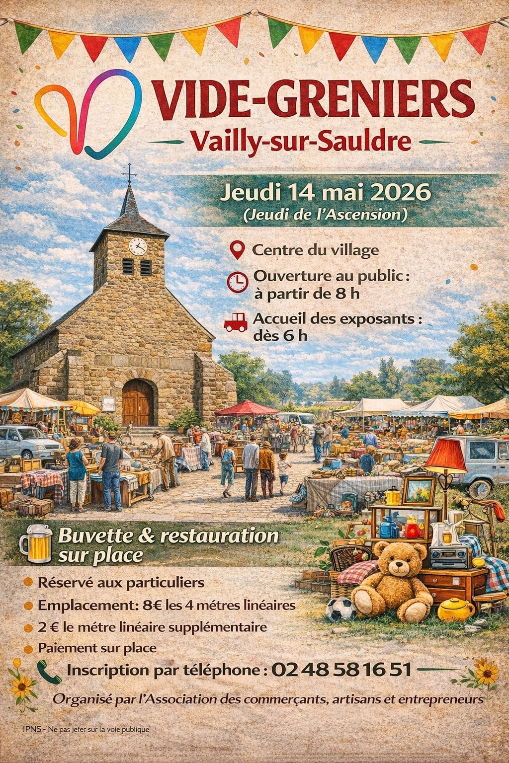 Vide-Grenier, Vailly-sur-Sauldre