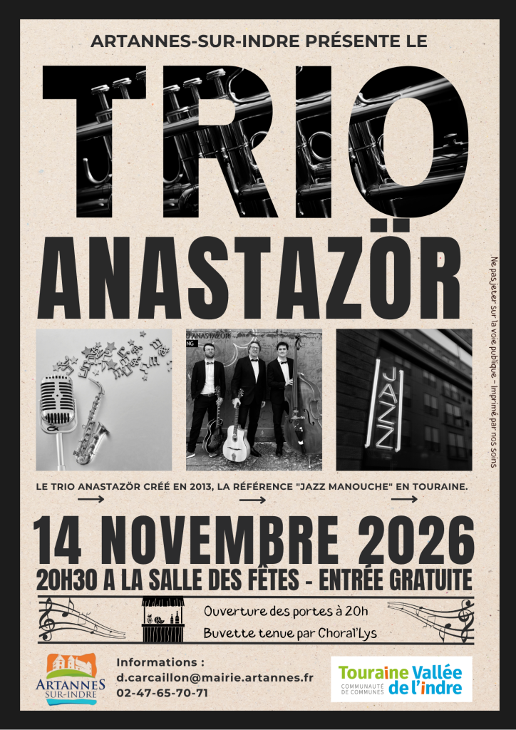 Concert jazz TRIO ANASTAZÖR