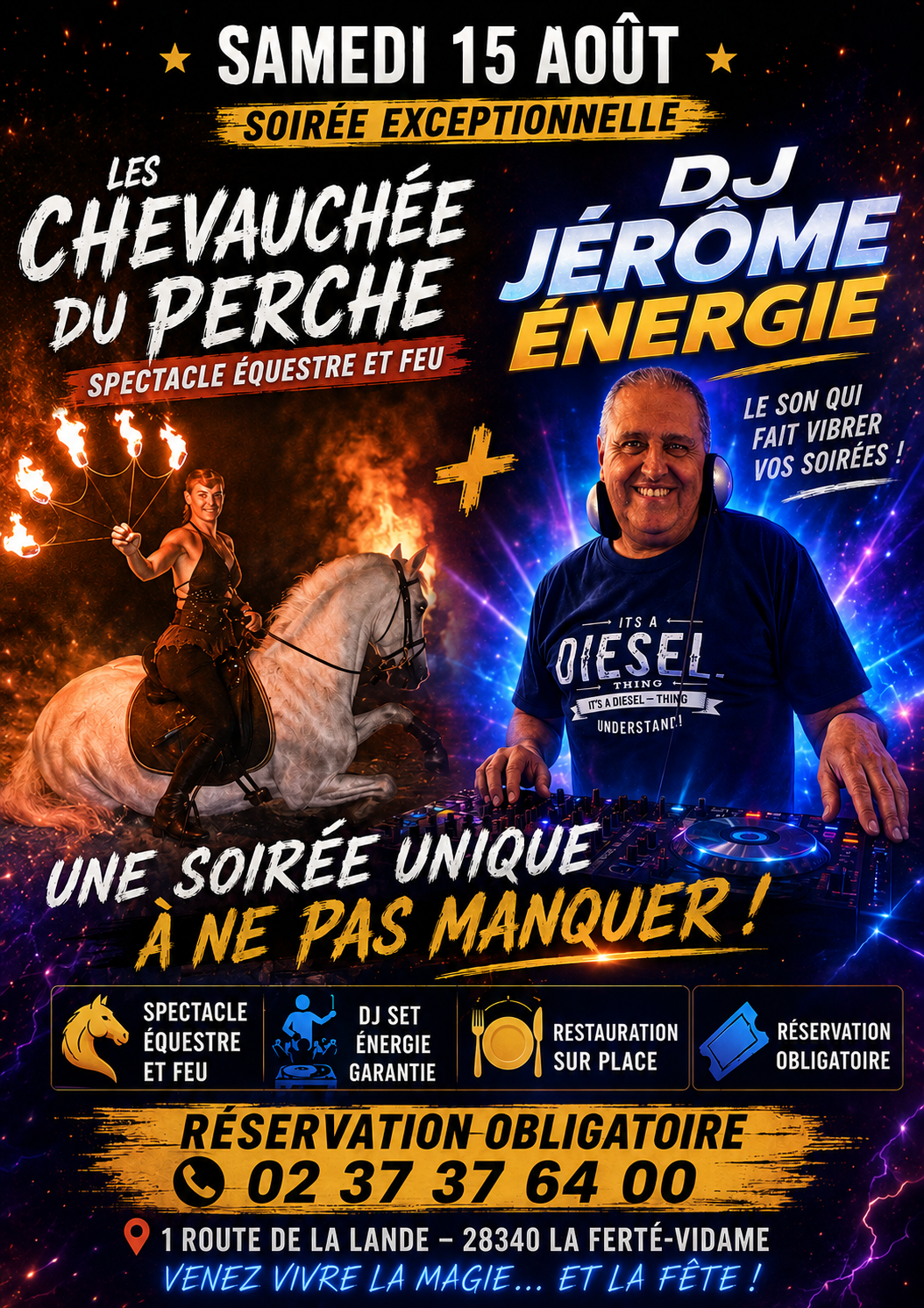Soirée Spectacle équestre et DJ