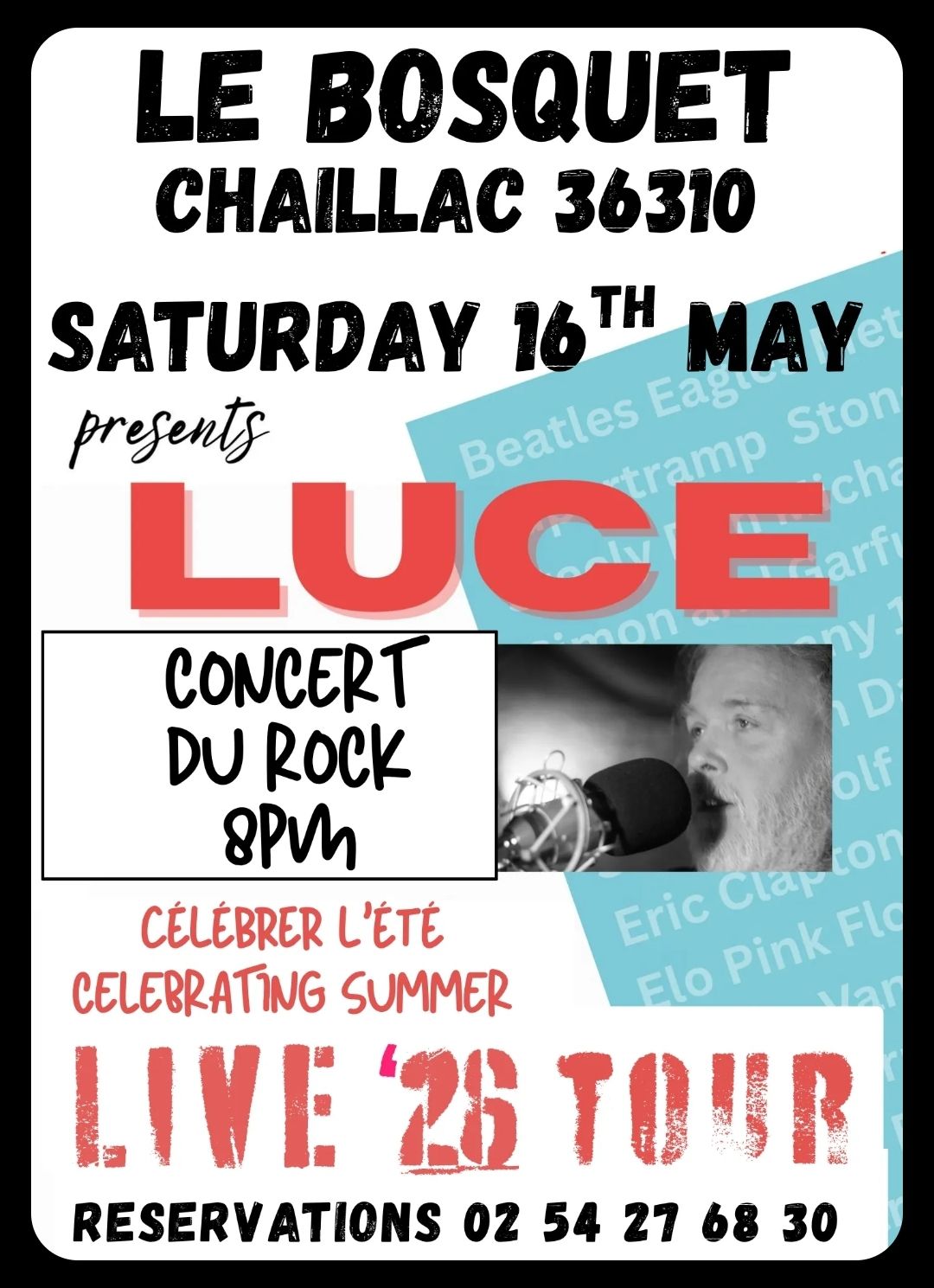 Concert de rock — visuel événement