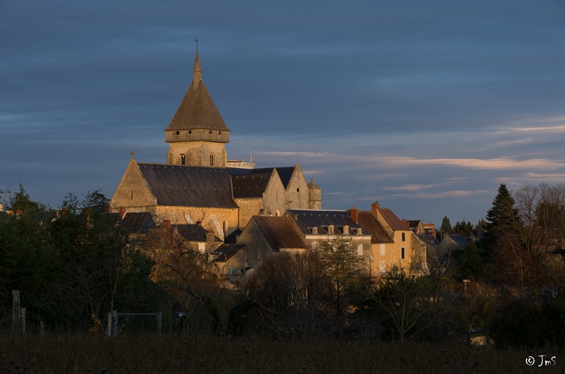 Eglise médiévale et village médiéval de Saint-Marcel