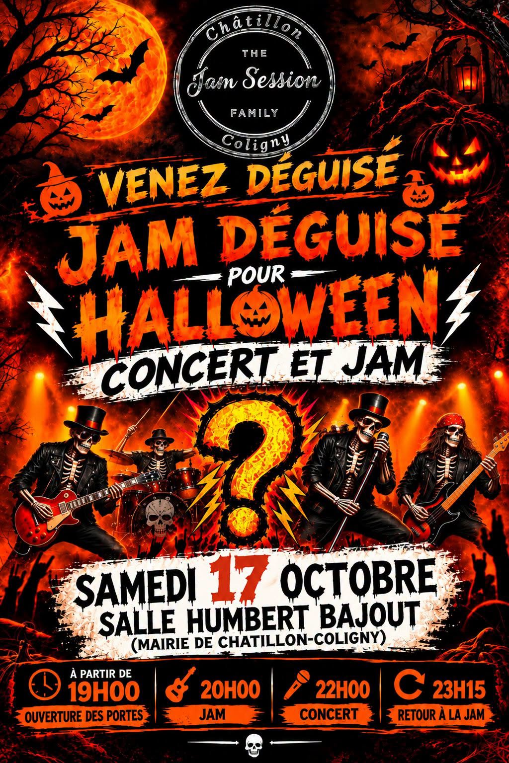 Jam déguisé pour Halloween