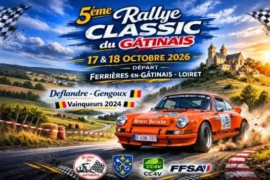 5ème Rallye Classic du Gâtinais
