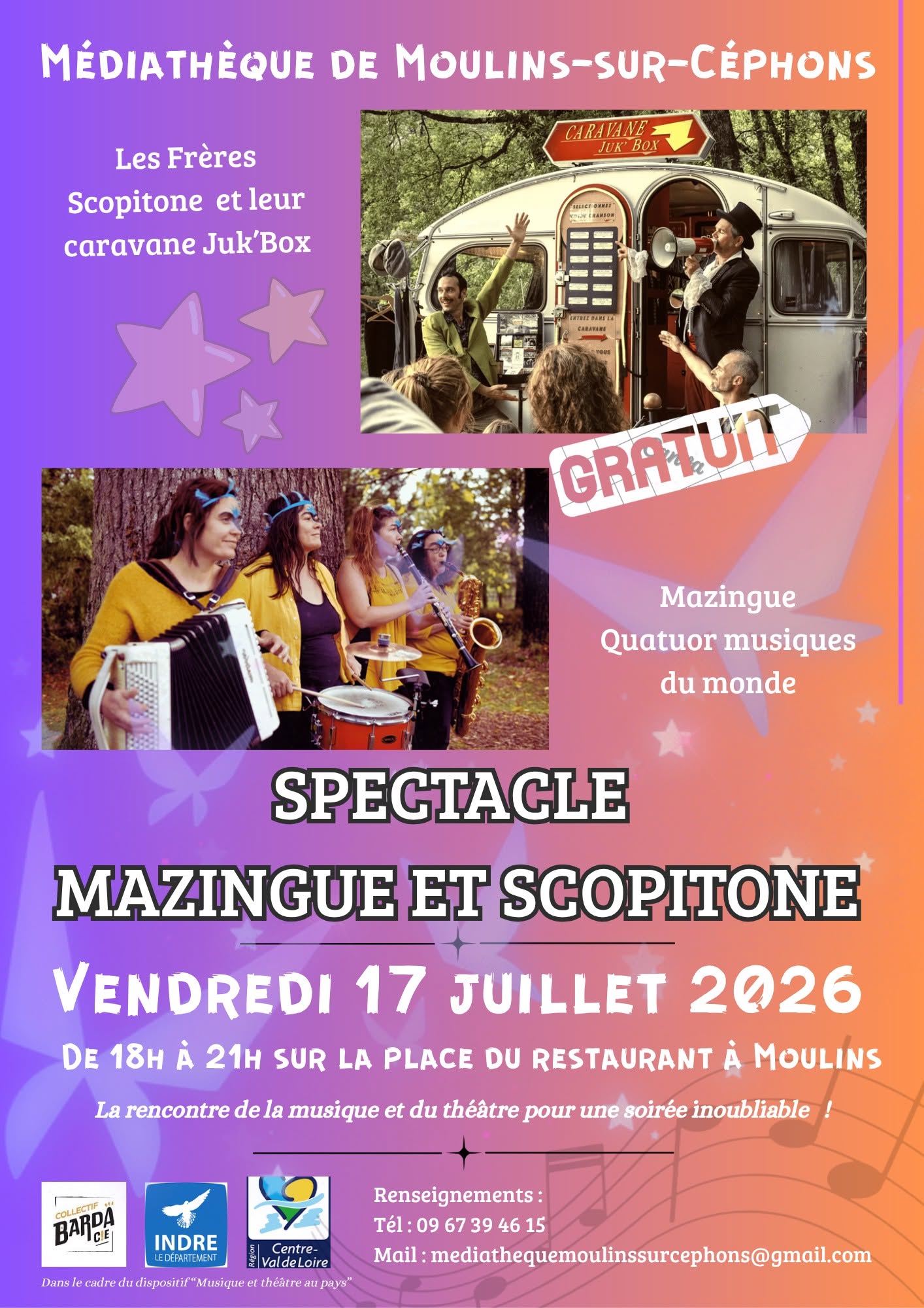Spectacle Mazingue et scopitone