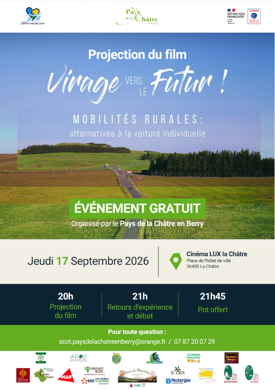 Projection débat autour du Film documentaire Virage vers le futur