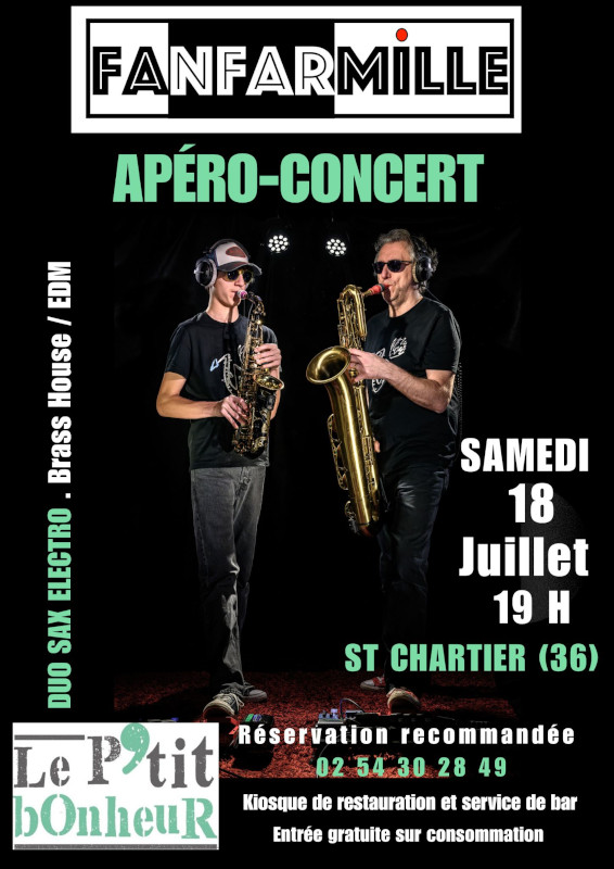 Apéro concert avec Fanfarmille Duo