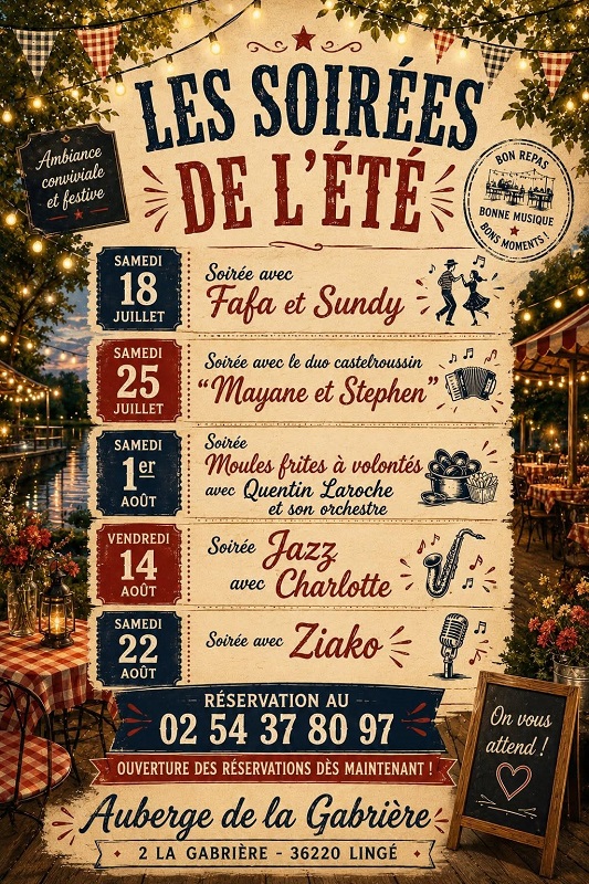 Les soirées de la Gabrière