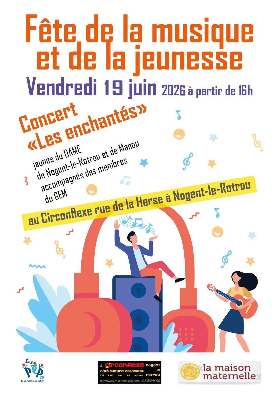 Fête de la Musique I Concert au Circonflexe "Les Enchantés"