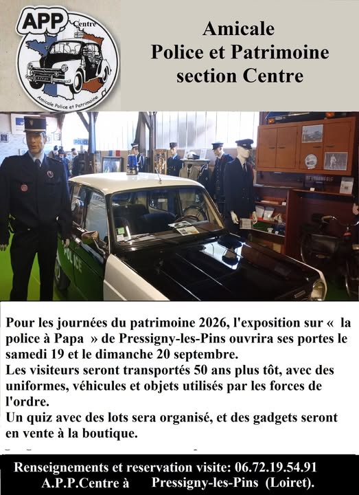 Portes ouvertes expo "La police à papa"