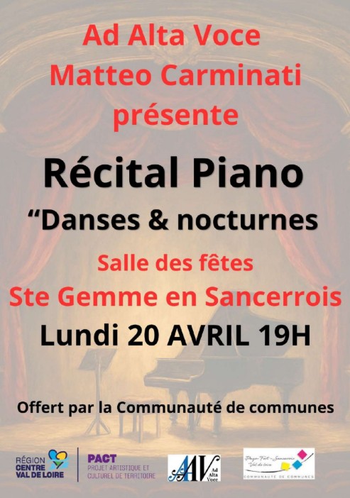 Récital piano — visuel événement