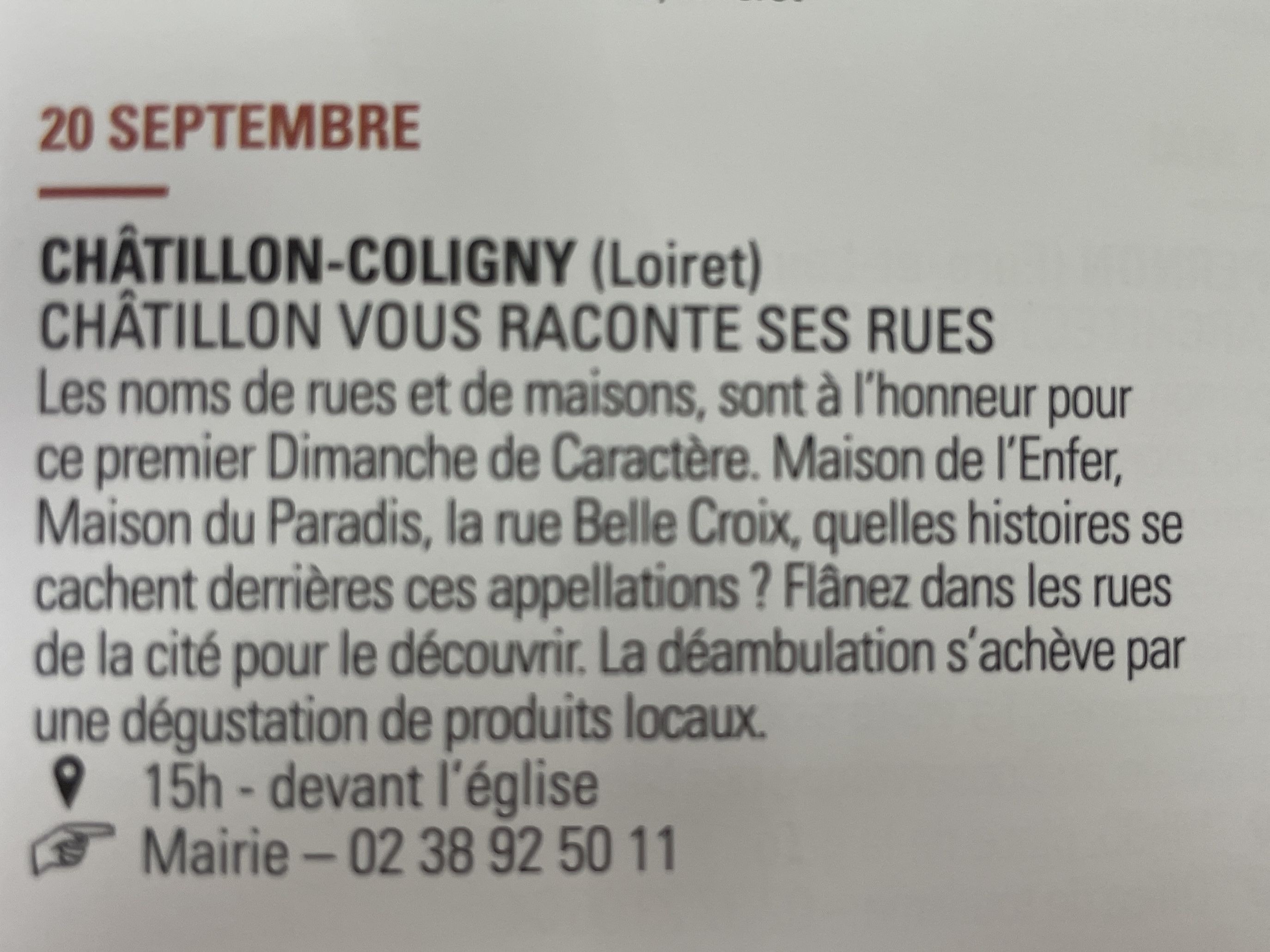 Châtillon vous raconte ses rues