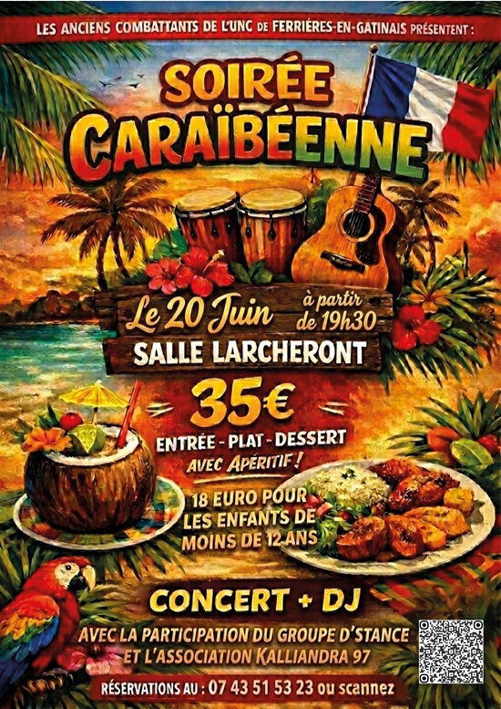 Soirée concert Caraïbéenne