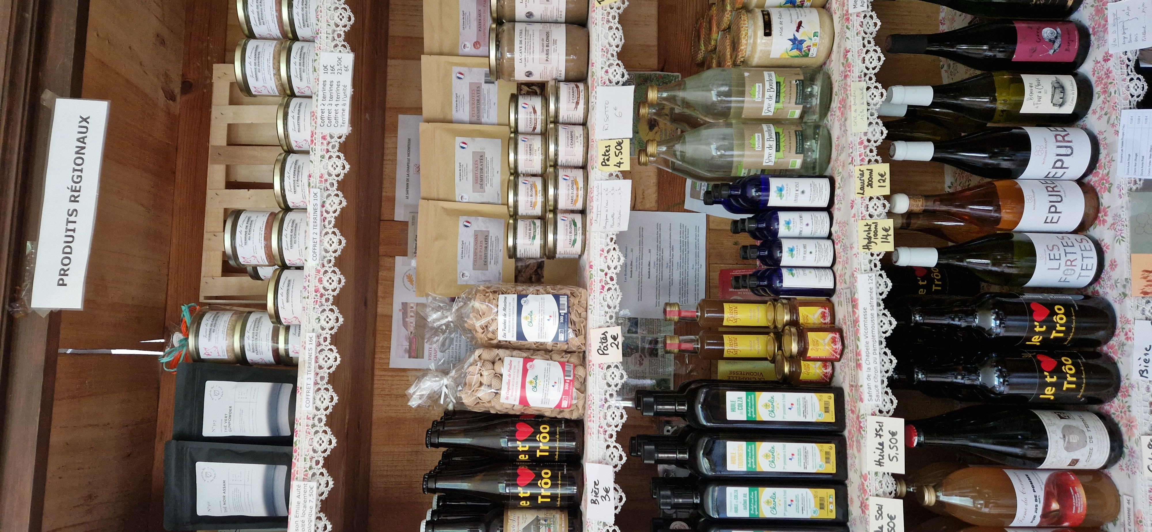 Grotte pétrifiante, Troo