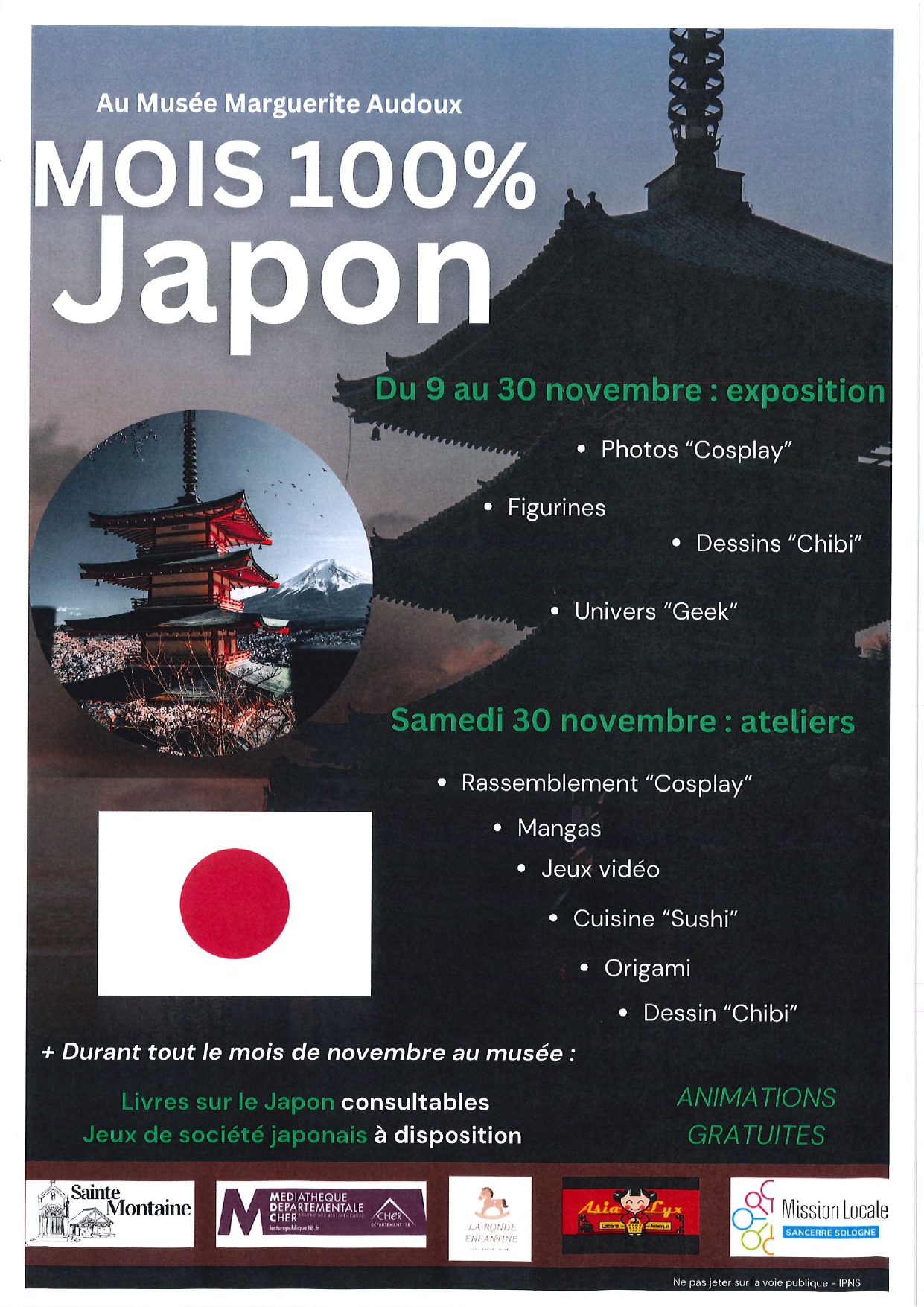 Exposition : Mois 100% Japon