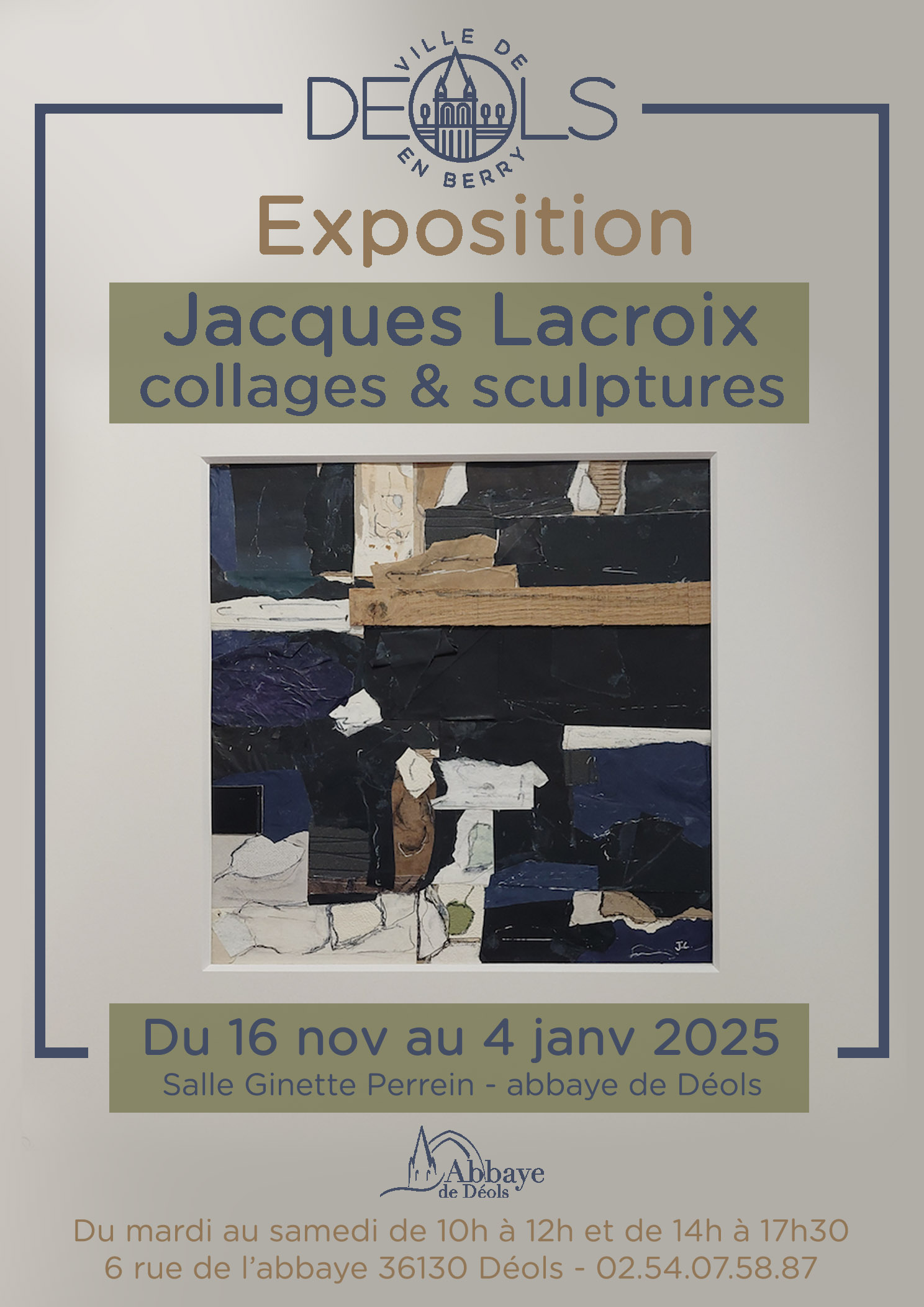 Exposition Jacques Lacroix - Collages et scultpures