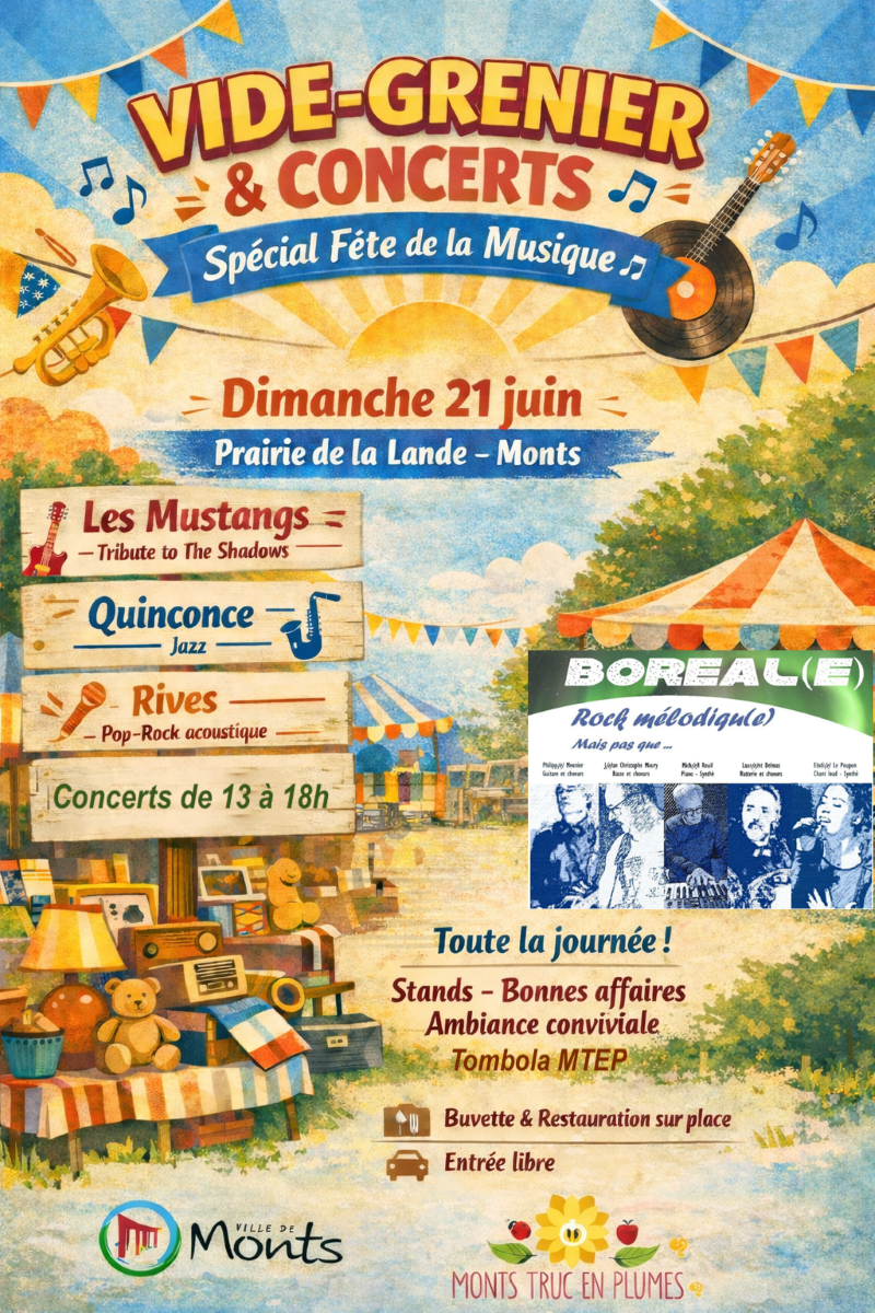 Concerts et vide-grenier