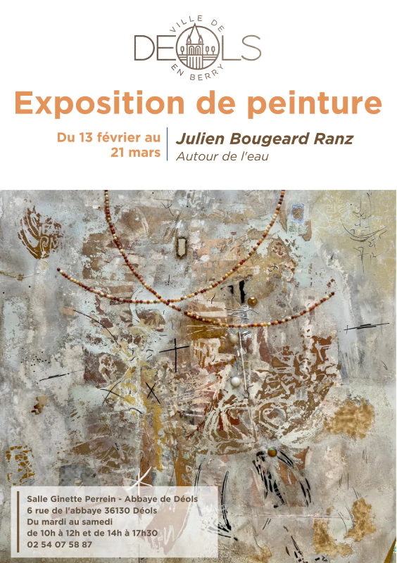 Exposition de peintures "Autour de l’eau" de Julien Bougeard Ranz