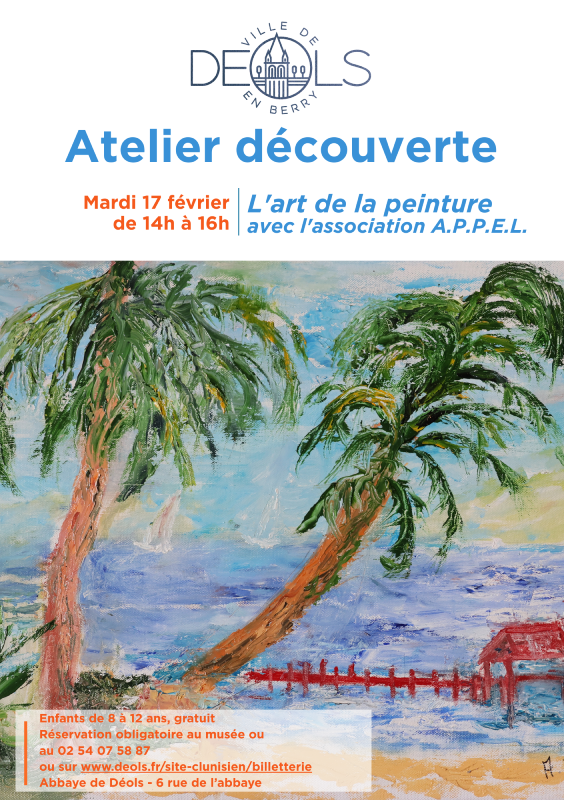 Atelier d’initiation à la peinture avec l’association A.P.P.E.L